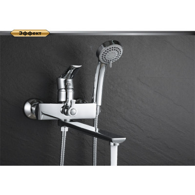 Смеситель для ванны с ручным душем хром D&K Rhein DA1263301