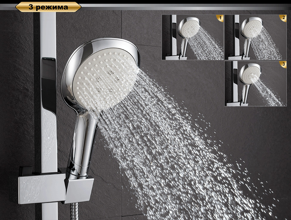 Душевая система хром D&K Berlin DA1433701A01