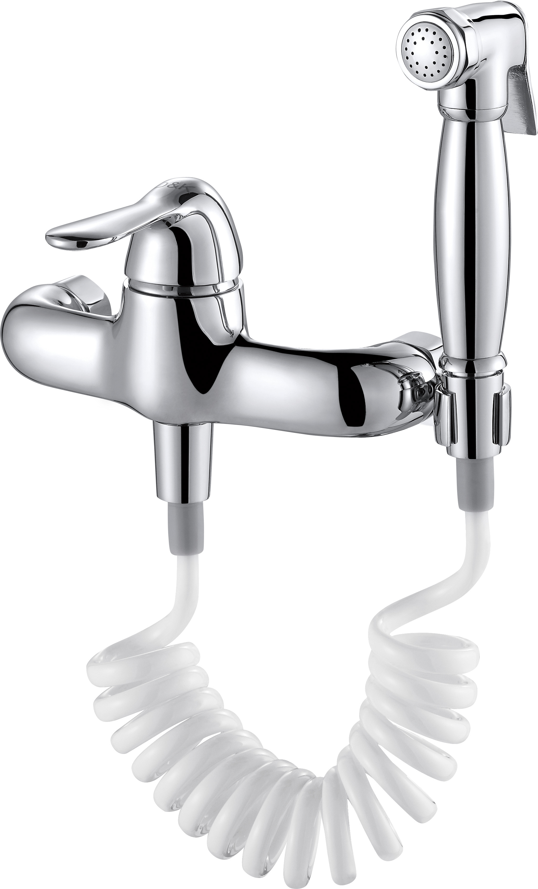 Смеситель с гигиеническим душем хром D&K Rhein DA1344501