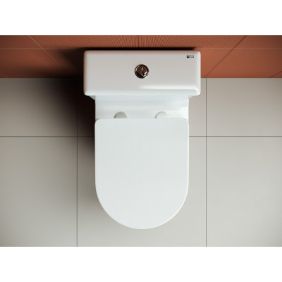 Унитаз-компакт напольный 85х36х61см белый Ceramica Nova Highlight CN1802