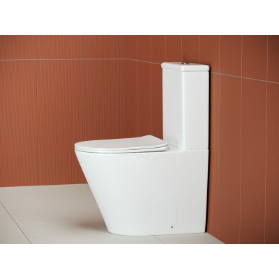 Унитаз-компакт напольный 85х36х61см белый Ceramica Nova Highlight CN1802