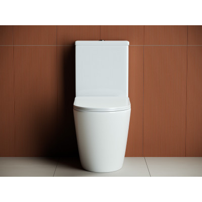 Унитаз-компакт напольный 85х36х61см белый Ceramica Nova Highlight CN1802