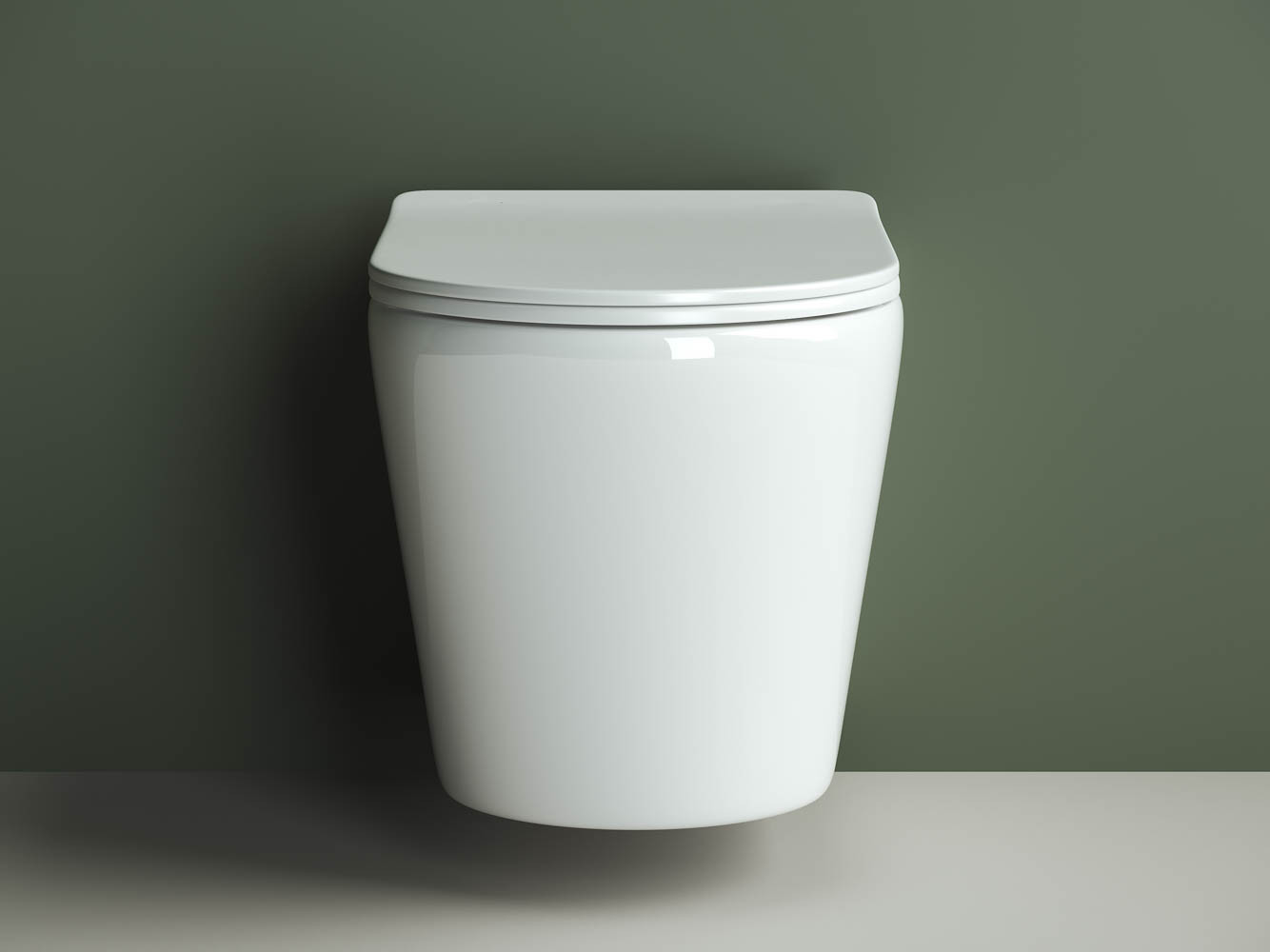 Подвесной унитаз 35х36х52см белый Ceramica Nova Highlight CN1804