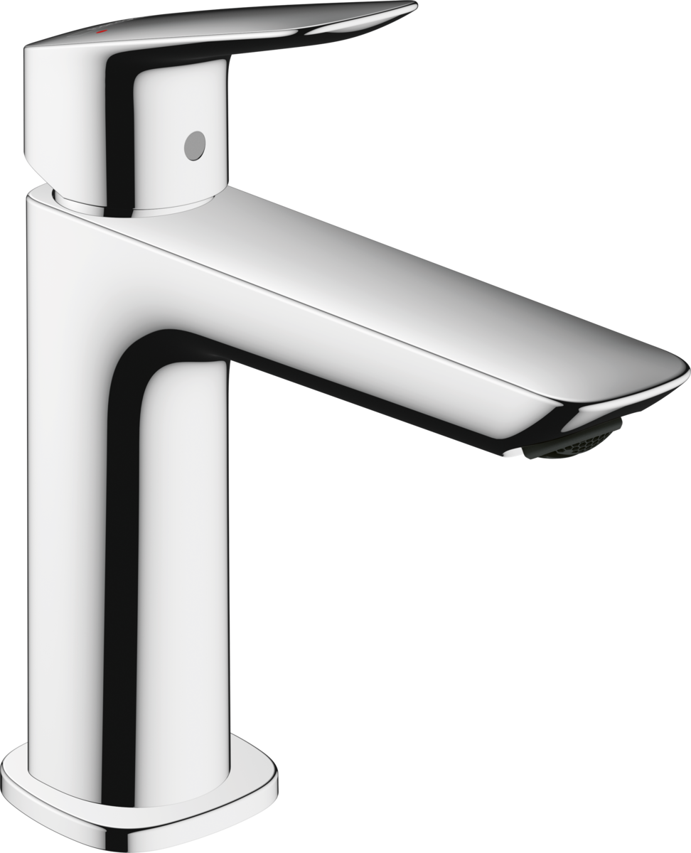 Смеситель для раковины Logis 110 Fine со сливным гарнитуром Hansgrohe 71251000
