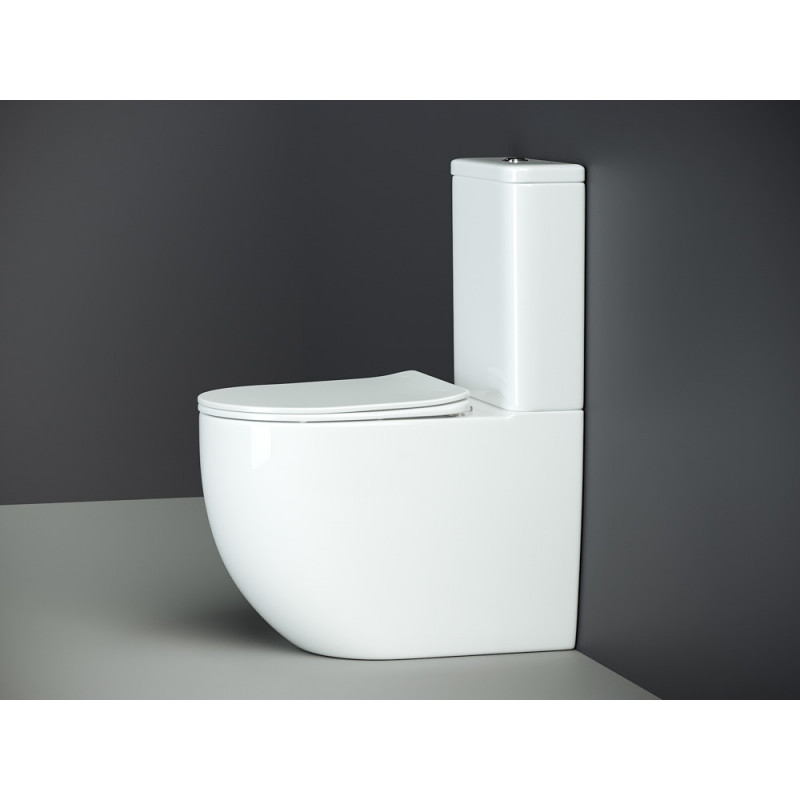 Унитаз-компакт напольный 81х36х62см белый Ceramica Nova Mia CN1801