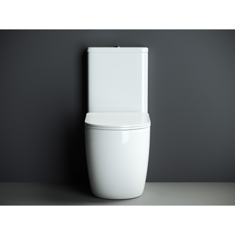 Унитаз-компакт напольный 81х36х62см белый Ceramica Nova Mia CN1801