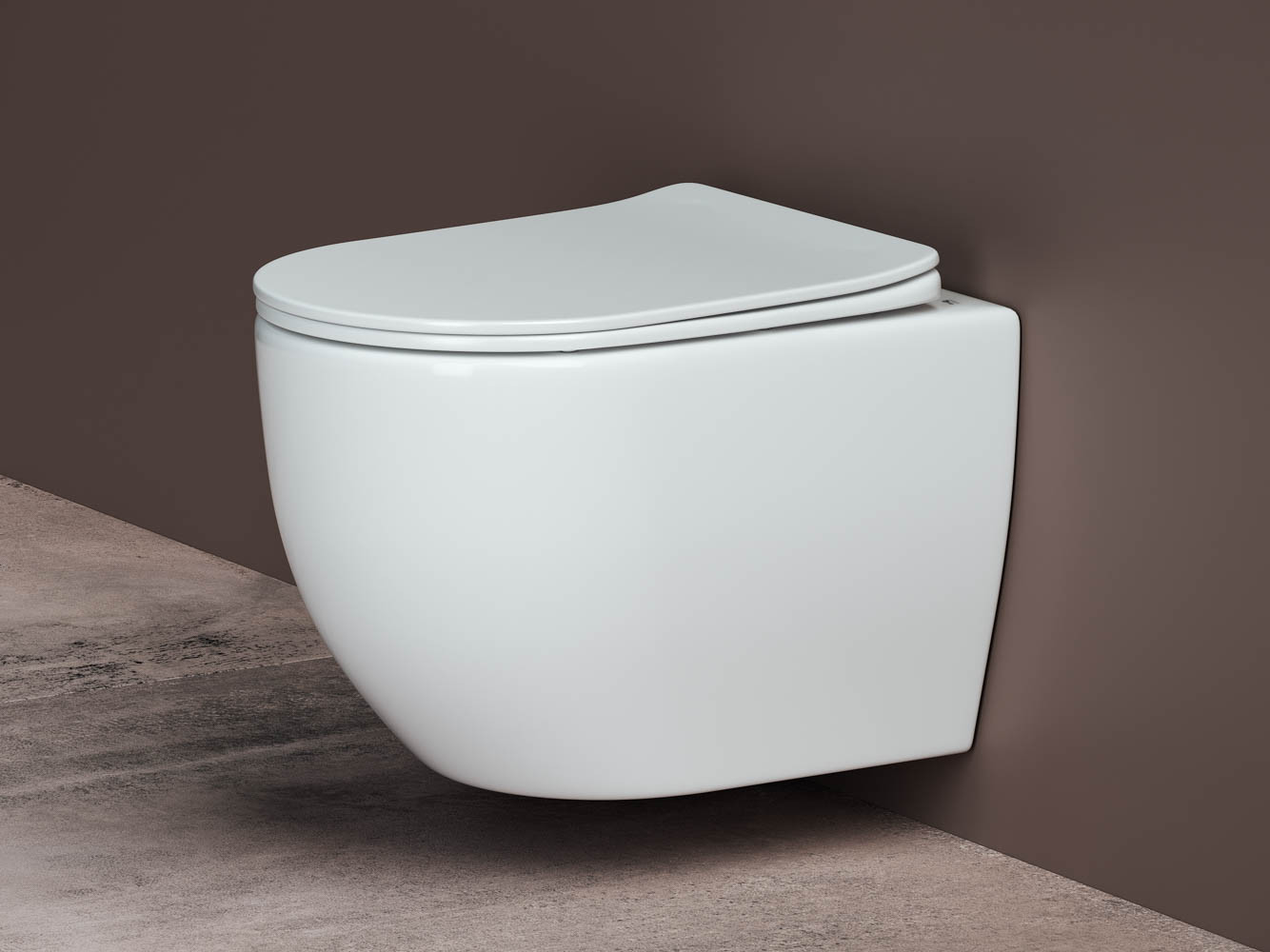 Подвесной унитаз 37х36х53см белый Ceramica Nova Mia CN1805