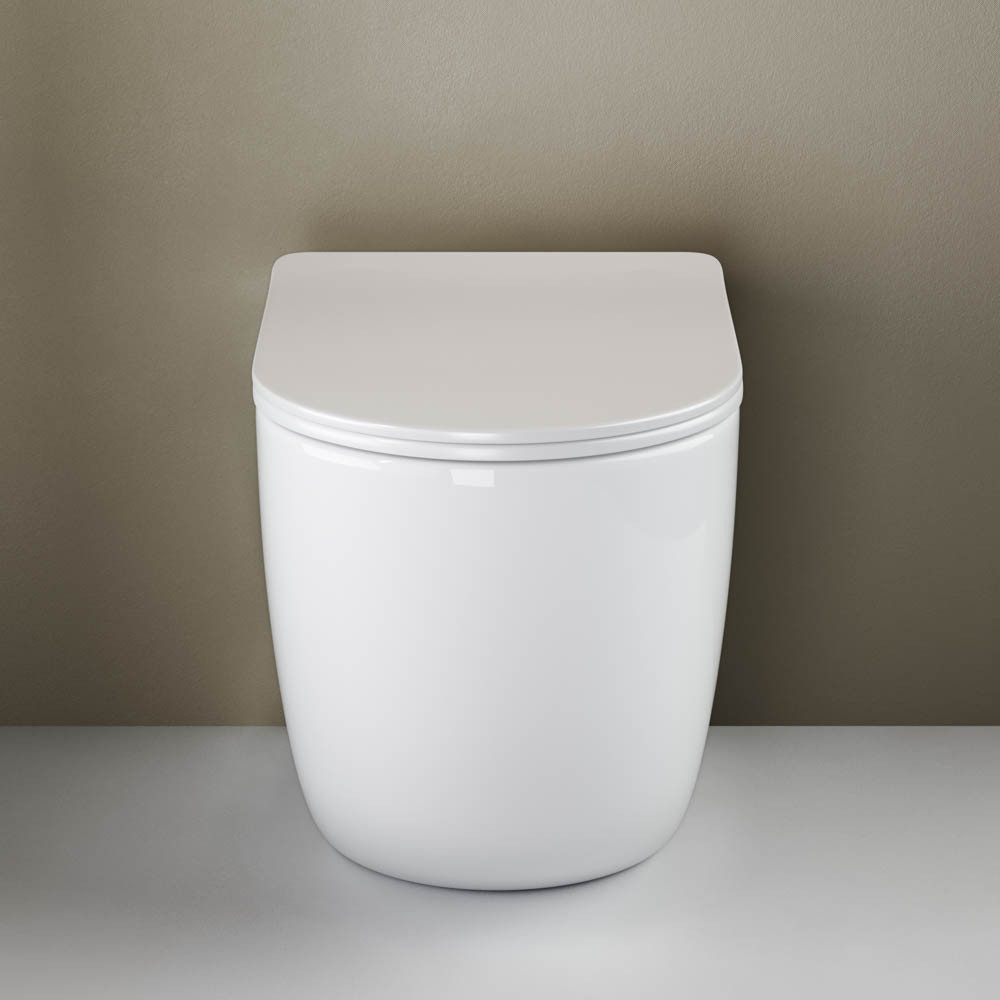 Приставной унитаз напольный 40х36х56см белый Ceramica Nova Mia CN1810