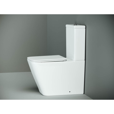 Унитаз-компакт напольный 84х36х64см белый Ceramica Nova Cubic CN1803