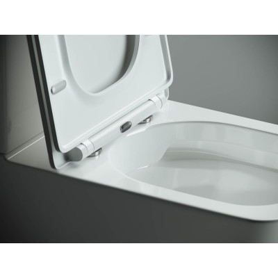 Унитаз-компакт напольный 84х36х64см белый Ceramica Nova Cubic CN1803