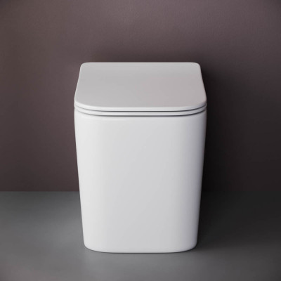 Приставной унитаз напольный 40х35х52см белый Ceramica Nova Cubic CN1809