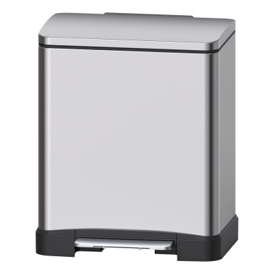Педальное ведро WeltWasser WW LASSY MT 12L, матовая сталь