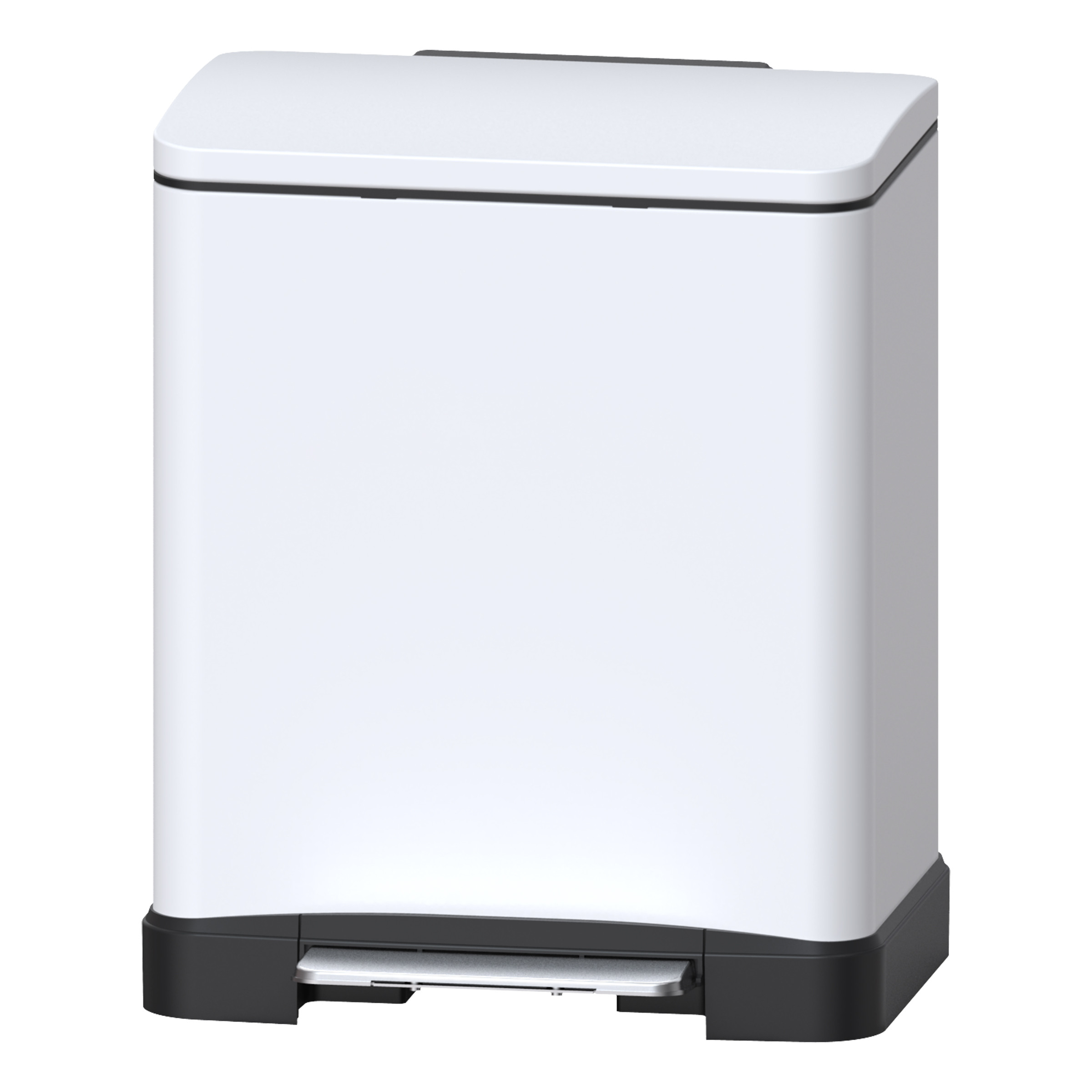 Педальное ведро WeltWasser WW LASSY WT 12L, белое