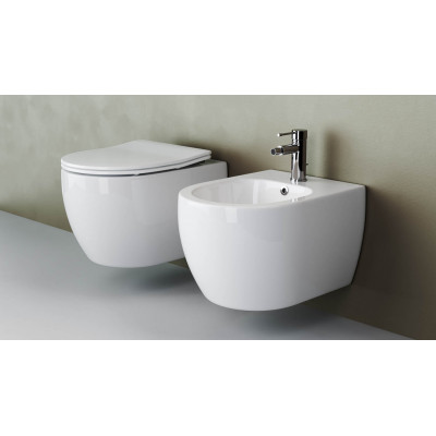 Подвесное биде 34х37х49см белое Ceramica Nova Play CN3002