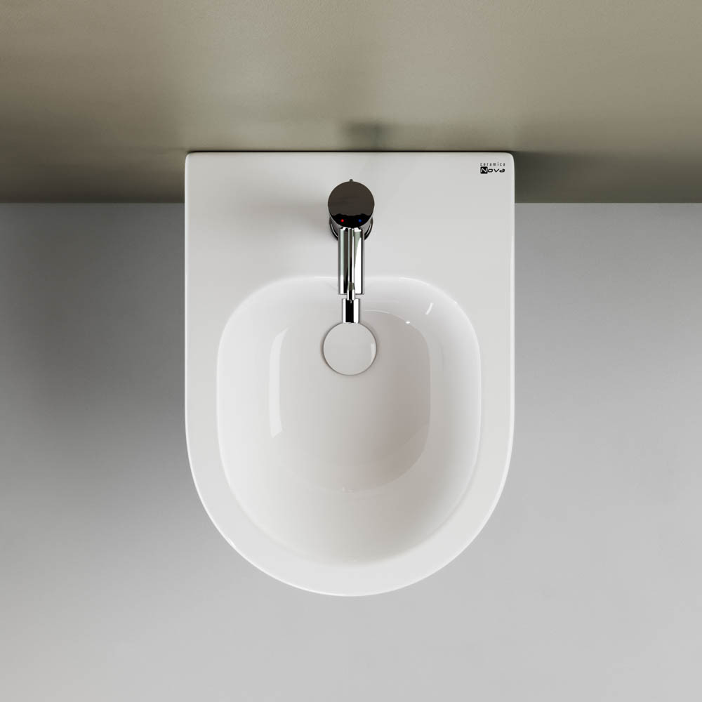 Подвесное биде 34х37х49см белое Ceramica Nova Play CN3002