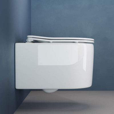 Подвесной унитаз 34х37х49см белый Ceramica Nova Moments CN3003