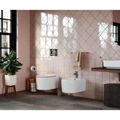 Подвесной унитаз 34х37х49см белый Ceramica Nova Moments CN3003