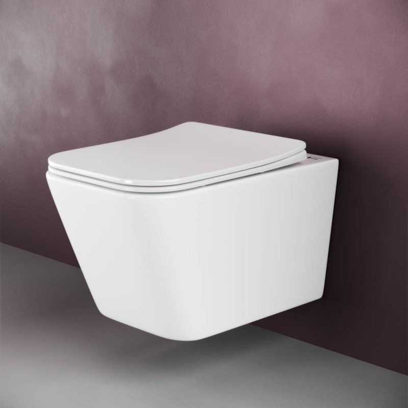 Подвесной унитаз 34х34.5х51см белый Ceramica Nova Metric CN3007