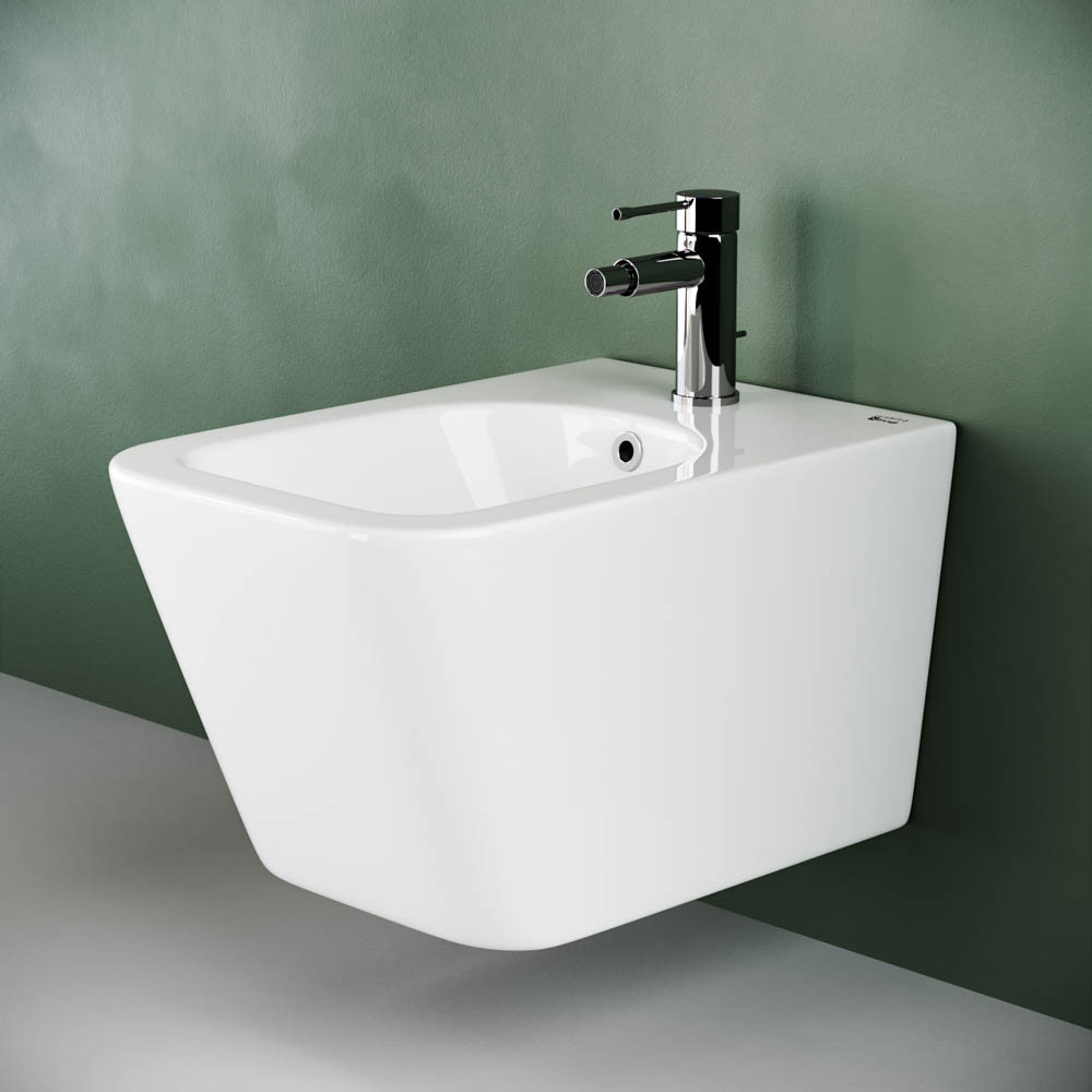 Подвесное биде 30.5х34.5х51см белое Ceramica Nova Metric CN3008