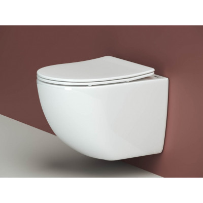 Подвесной унитаз 37х36.5х48.5см белый Ceramica Nova Forma CN3009