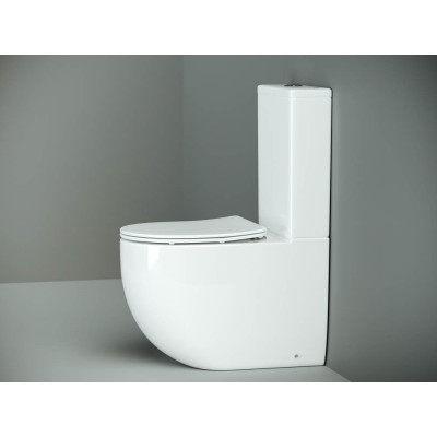 Унитаз-компакт напольный 81х34х62см белый Ceramica Nova Metropol CN4001
