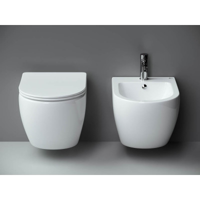 Подвесное биде 32.5х37х49см белое Ceramica Nova Metropol CN4003