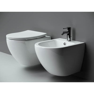 Подвесное биде 32.5х37х49см белое Ceramica Nova Metropol CN4003