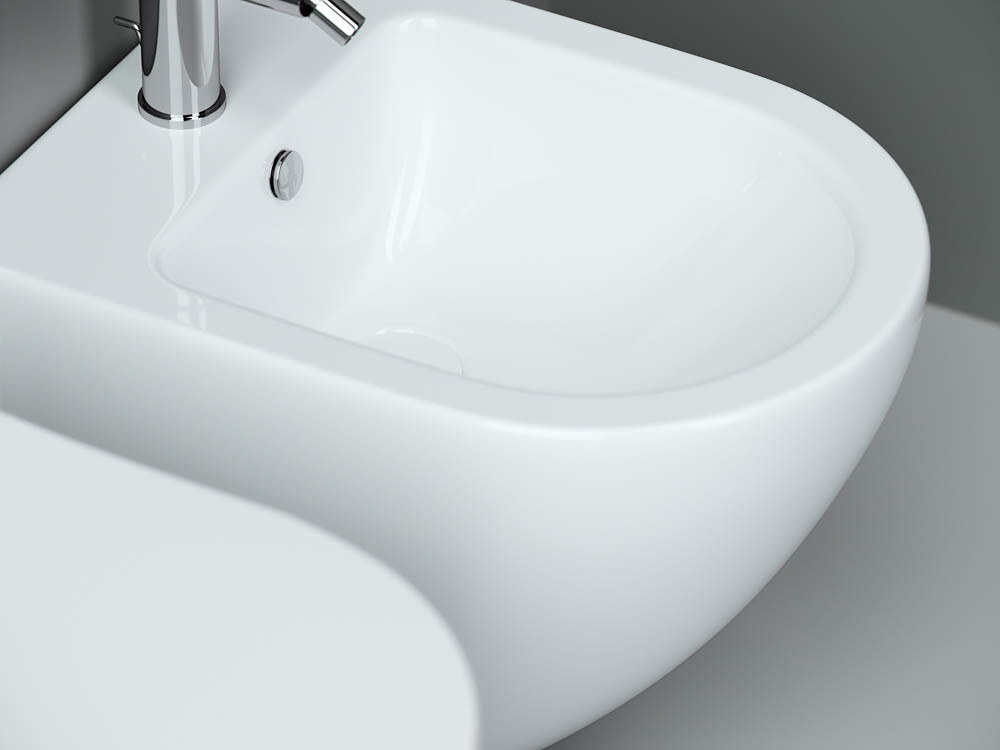 Подвесное биде 32.5х37х49см белое Ceramica Nova Metropol CN4003