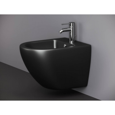Подвесное биде 32.5х37х49см черное Ceramica Nova Metropol CN4003MB