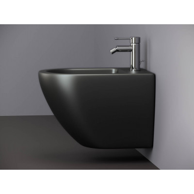 Подвесное биде 32.5х37х49см черное Ceramica Nova Metropol CN4003MB