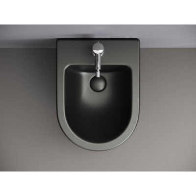 Подвесное биде 32.5х37х49см черное Ceramica Nova Metropol CN4003MB