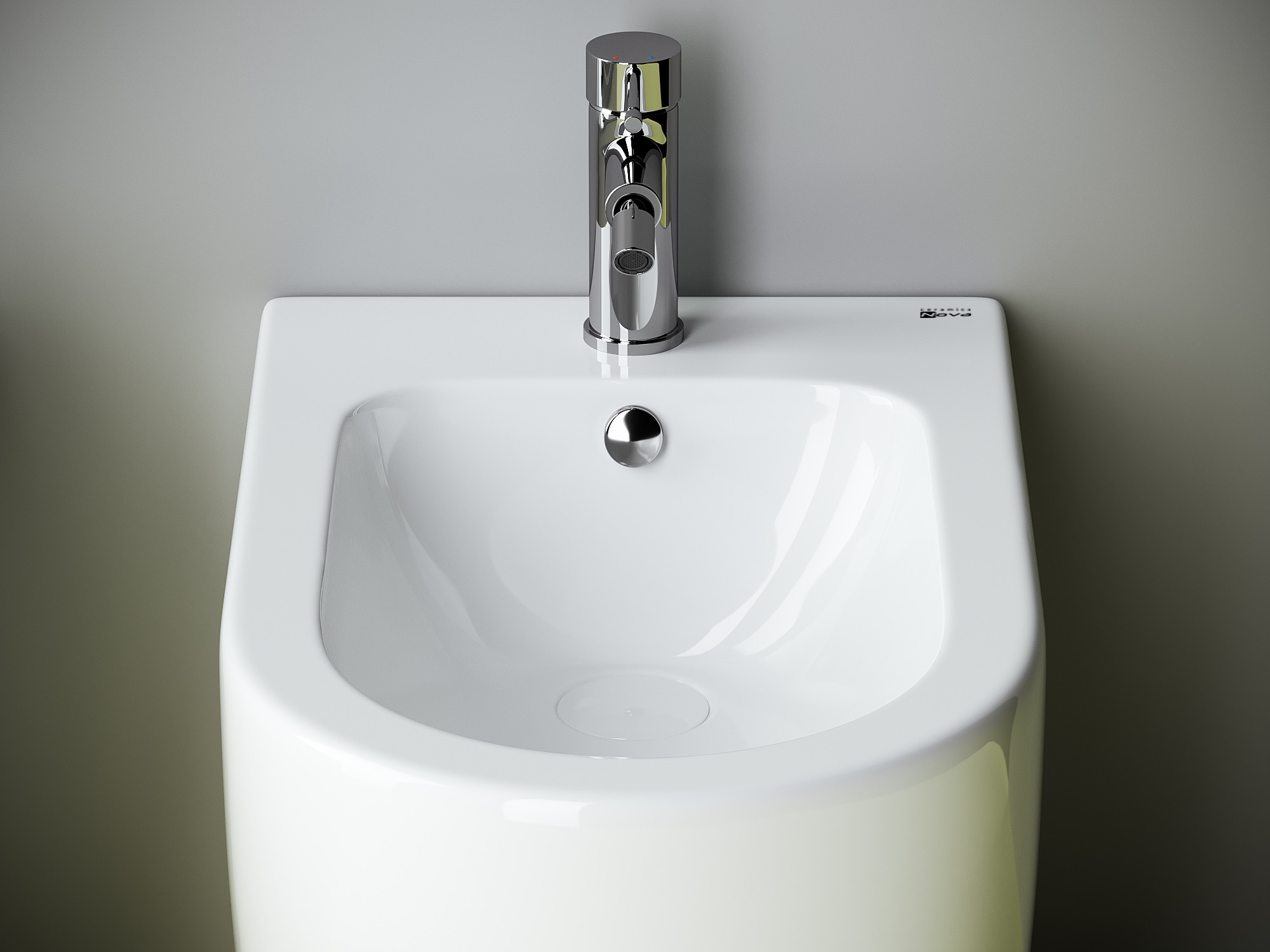 Напольное биде 41х36х57см белое Ceramica Nova Metropol CN4005