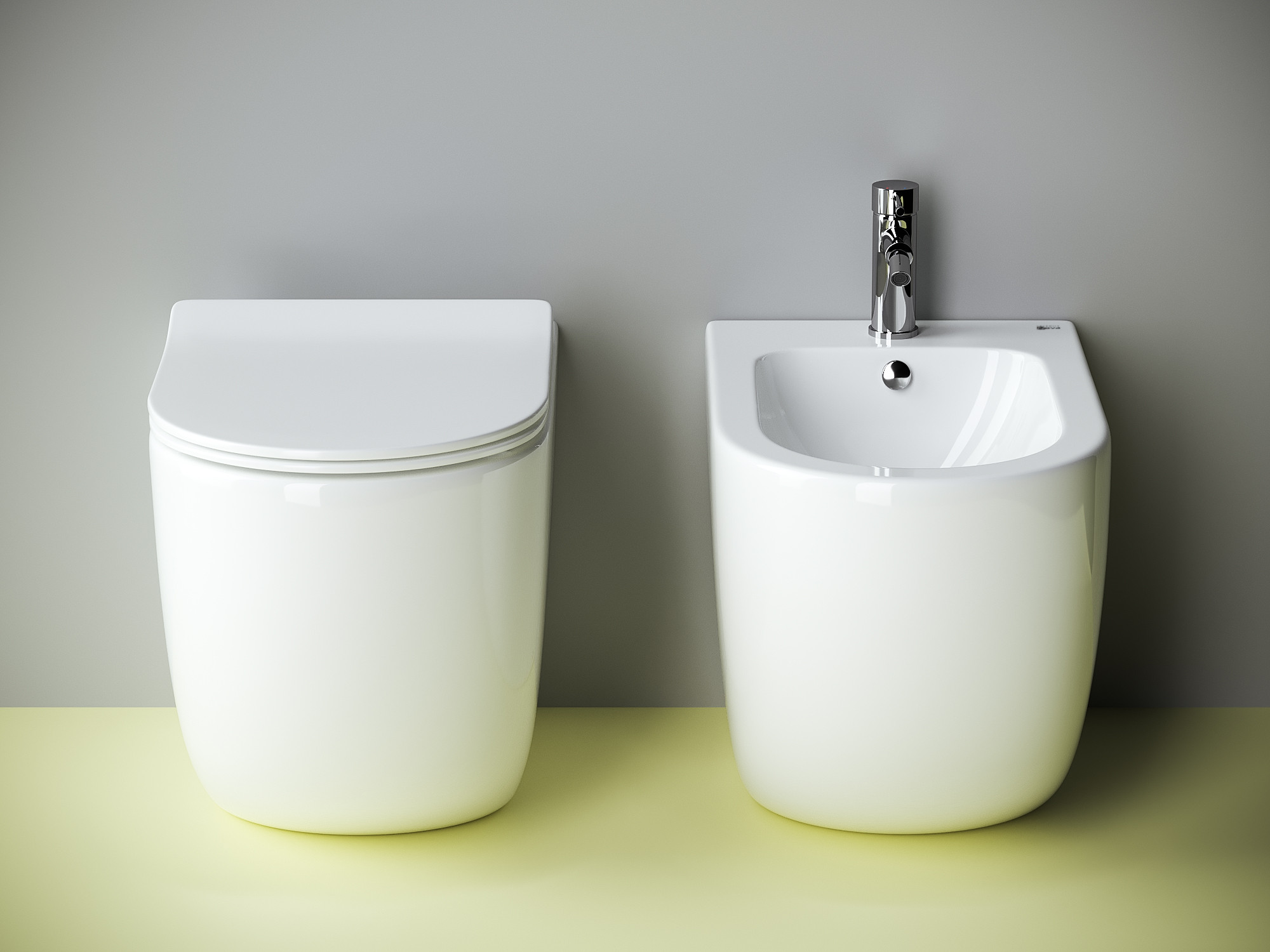Напольное биде 41х36х57см белое Ceramica Nova Metropol CN4005
