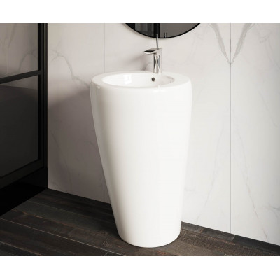 Напольная раковина белая 85х55х51.5см Ceramica Nova Element CN1807
