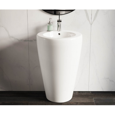 Напольная раковина белая 85х55х51.5см Ceramica Nova Element CN1807