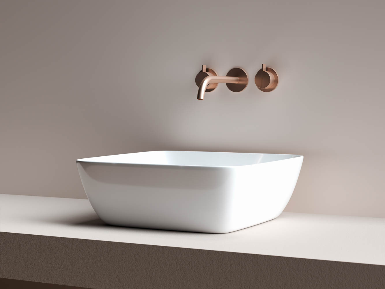 Накладная раковина белая 14.5х41х41см Ceramica Nova Form CN2002