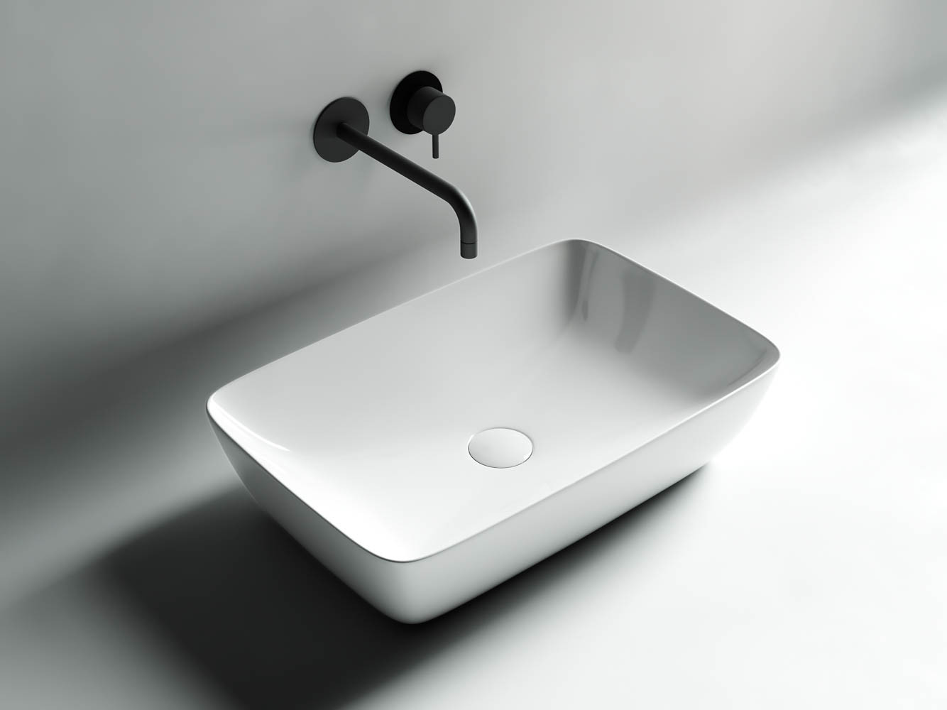 Накладная раковина белая 14.5х58х38см Ceramica Nova Form CN2003