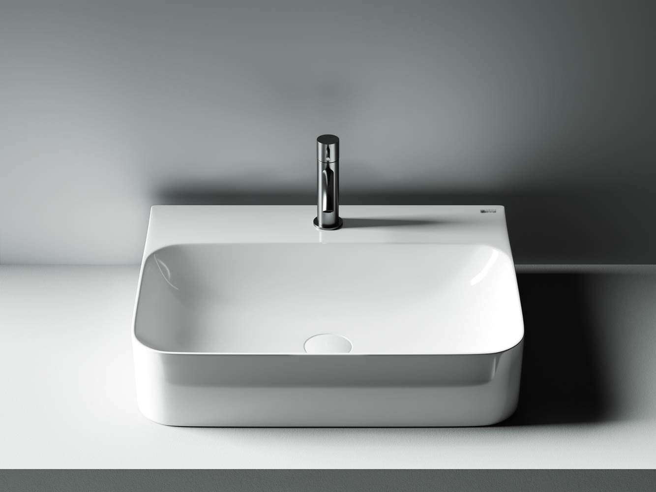 Накладная раковина белая 13.5х60х47см Ceramica Nova Aura CN2001