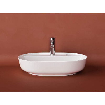 Накладная раковина белая 13.5х61х45см Ceramica Nova Moda CN2004