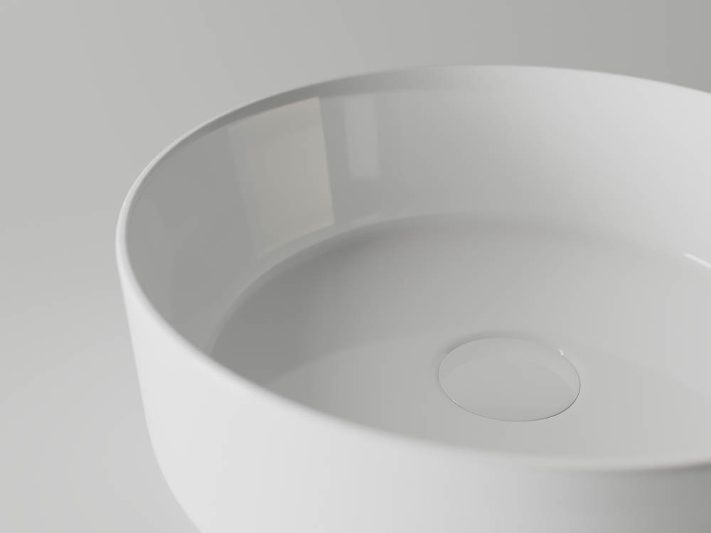 Накладная раковина белая 36х12см Ceramica Nova Element CN5001