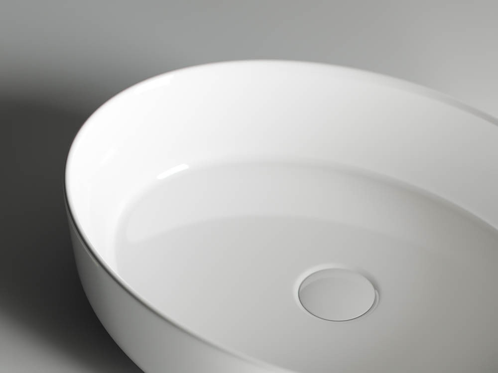 Накладная раковина белая 14х55х40см Ceramica Nova Element CN5002