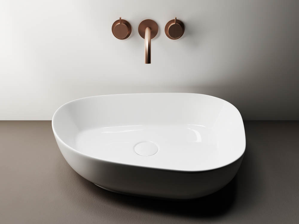 Накладная раковина белая 14х55х40см Ceramica Nova Element CN5003