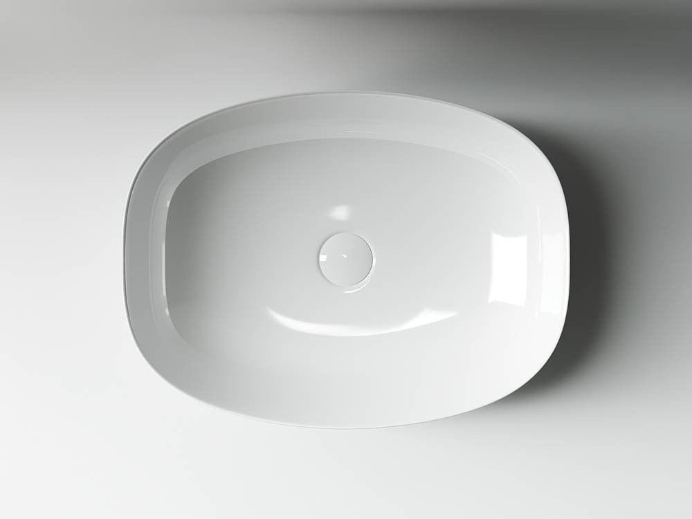 Накладная раковина белая 14х50х38см Ceramica Nova Element CN5005