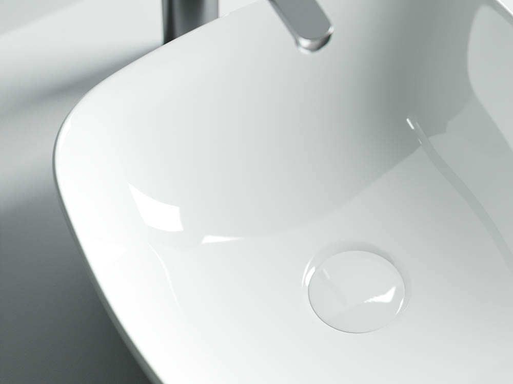 Накладная раковина белая 14х40х40см Ceramica Nova Element CN5006