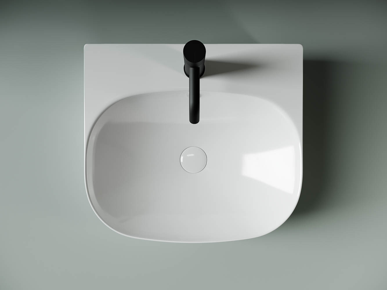 Накладная раковина белая 14.5х49х34.5см Ceramica Nova Element CN5011