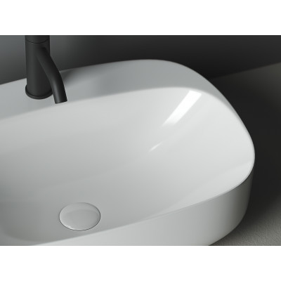 Накладная раковина белая 15.5х59.5х42см Ceramica Nova Element CN5012
