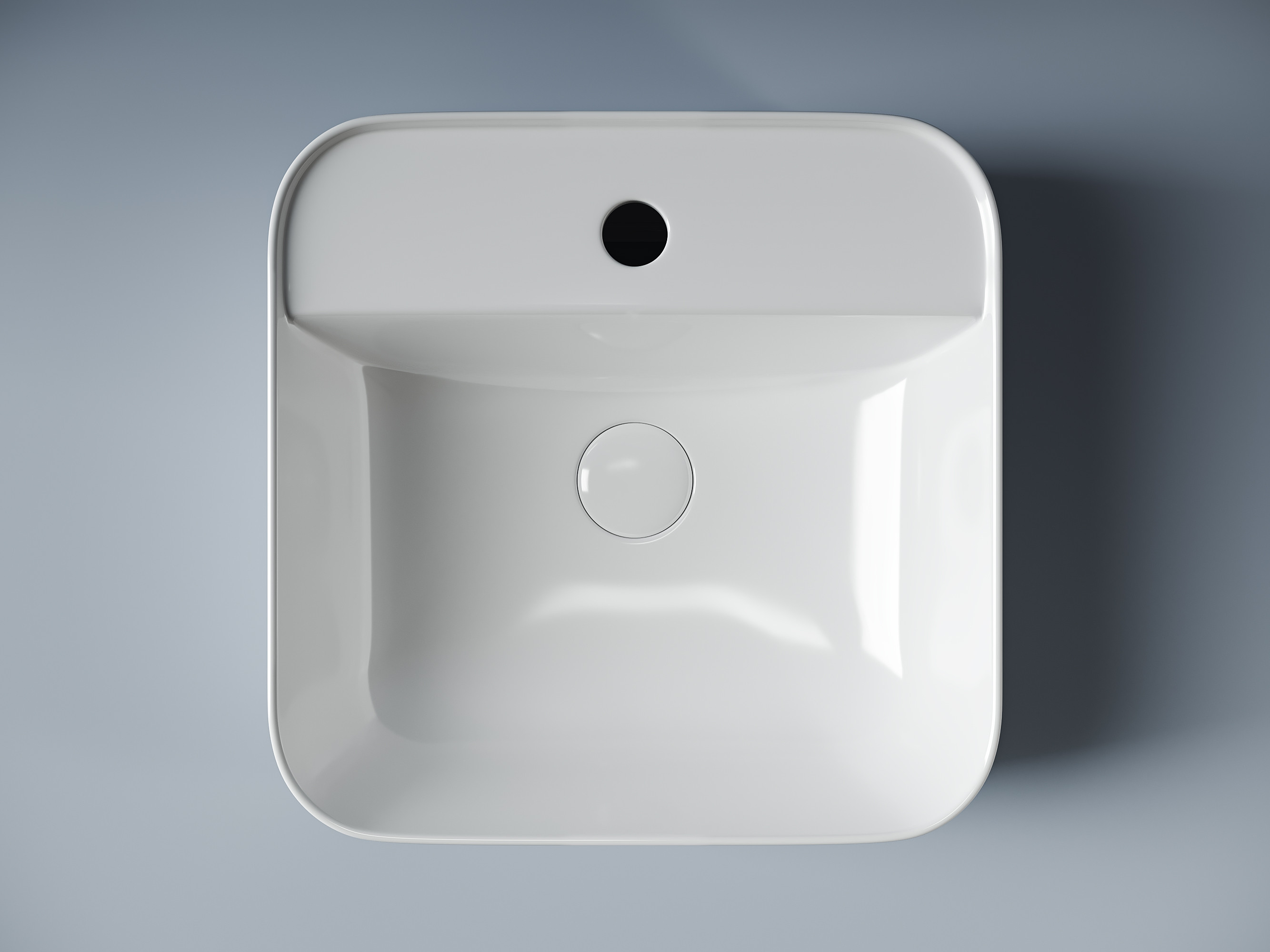 Накладная раковина белая 14х39х39см Ceramica Nova Element CN5014