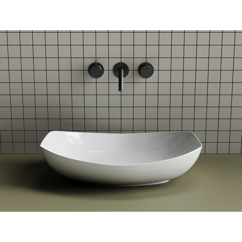 Накладная раковина белая 15.5х56х40см Ceramica Nova Element CN5016