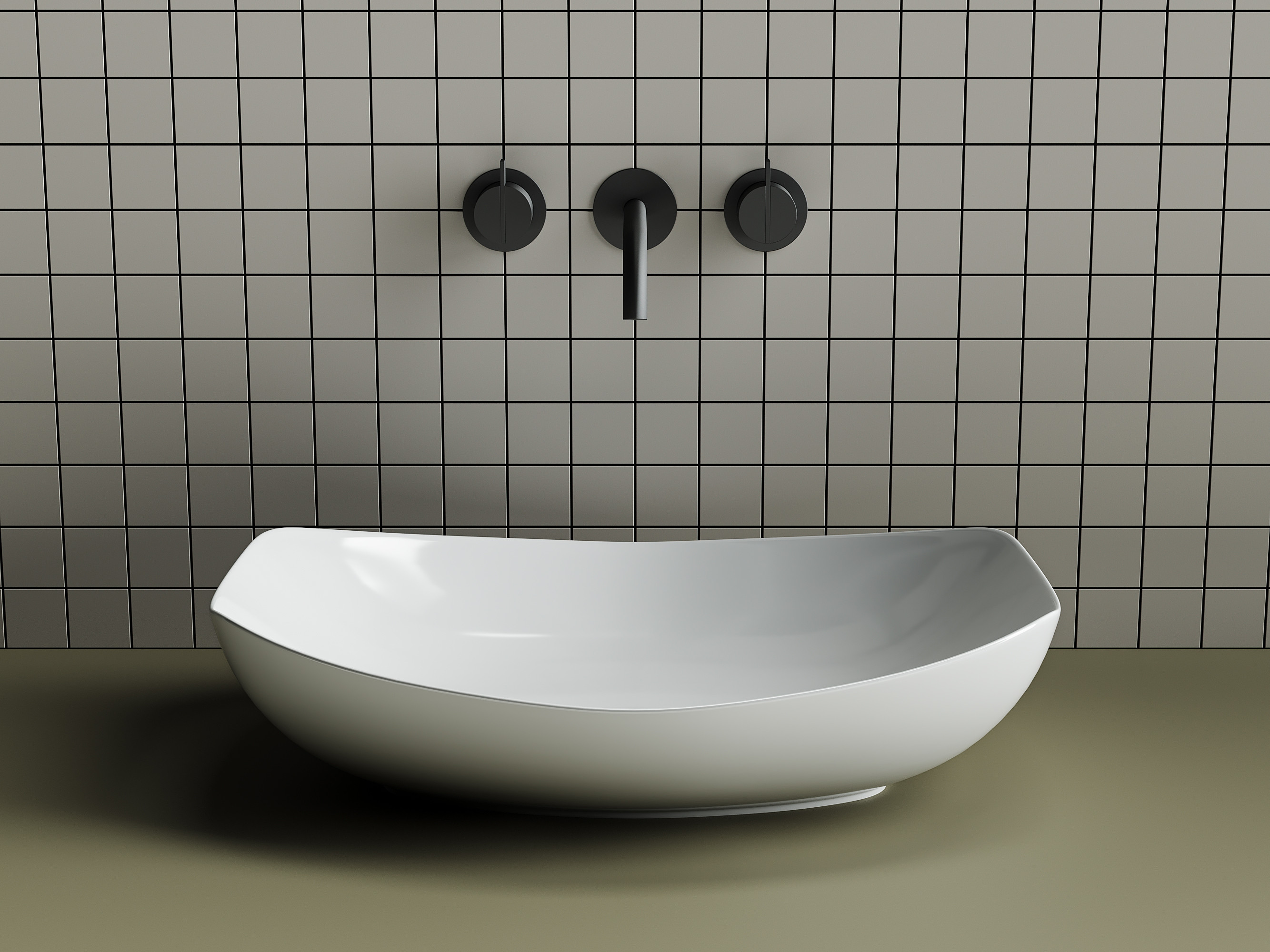 Накладная раковина белая 15.5х56х40см Ceramica Nova Element CN5016