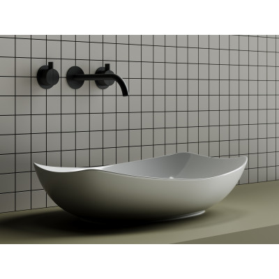 Накладная раковина белая 15.5х56х40см Ceramica Nova Element CN5016